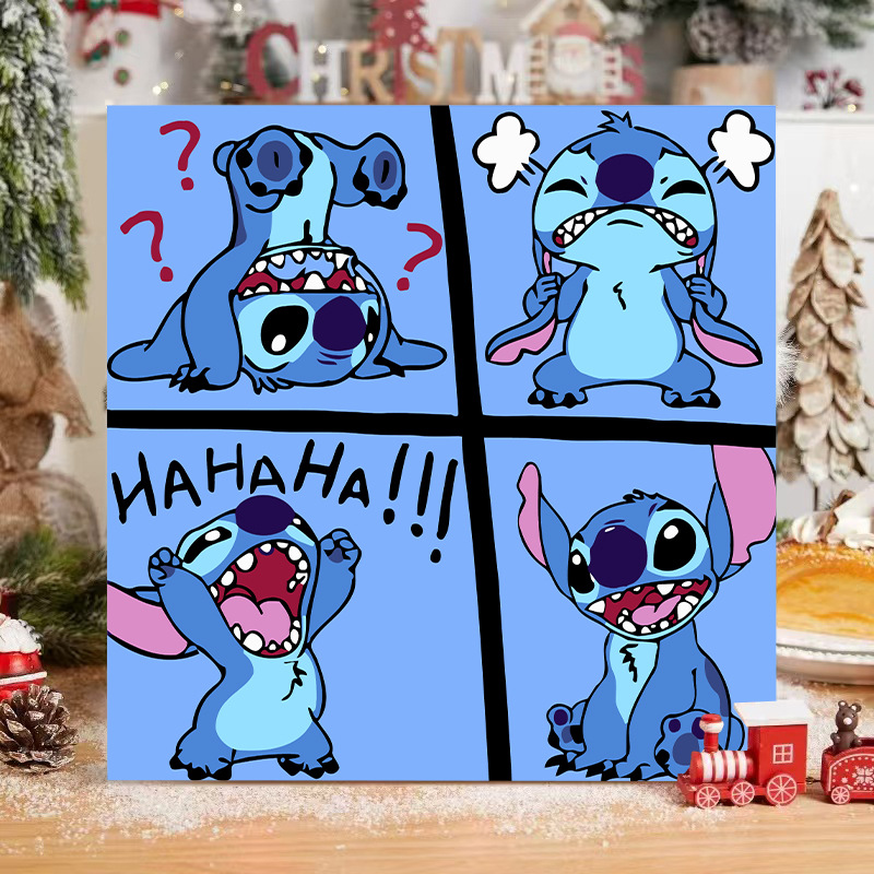 Disney DIY serie de animación de pintura al óleo digital Pokémon niños simple relleno de pintura al óleo fábrica al por mayor