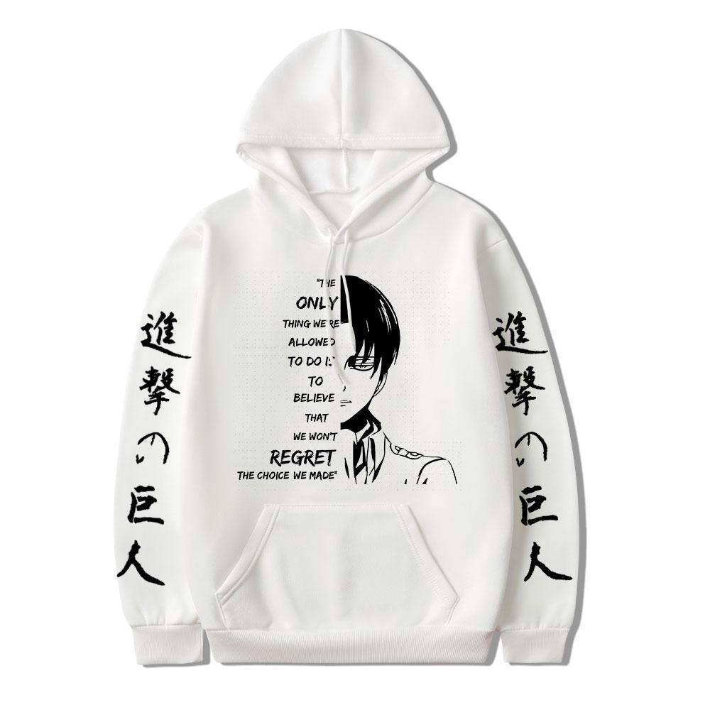 Hooded Sweatshirt For Men And Women Levi Ackerman Graphic