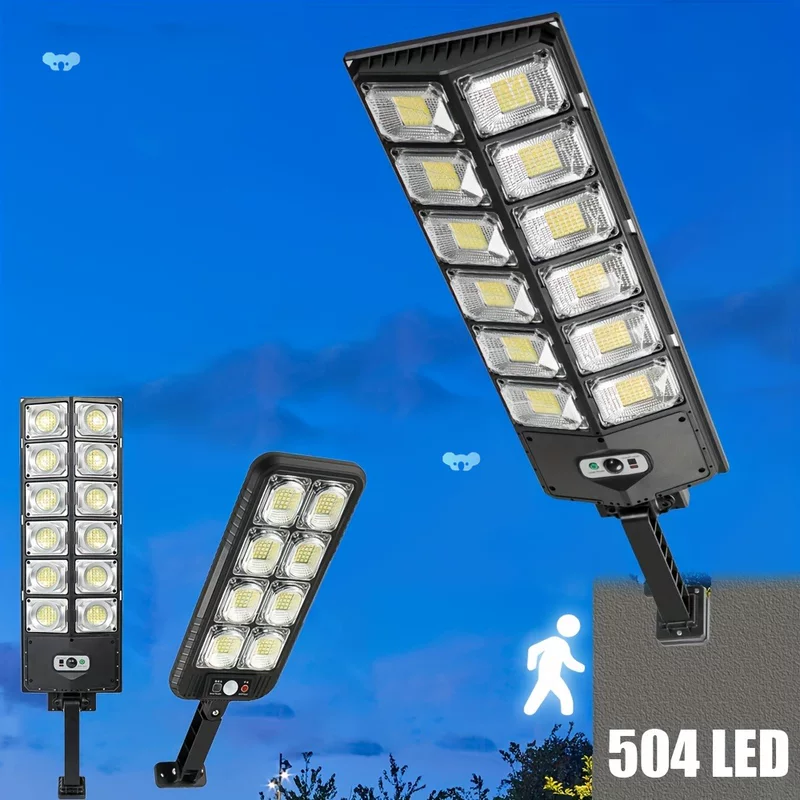 Коммерческий LED уличный свет на солнечной батарее с автоматическим включением на закате и рассвете