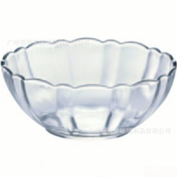 Tazón de ensalada de alto valor facial Tazón de vidrio transparente Tazón de ensalada doméstico Tazón de frutas de microondas Tazón de frutas multi-especificación rentable