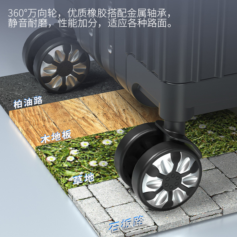 Caja de contraseña de 26 pulgadas para estudiantes masculinos y femeninos Equipaje de moda de viaje de rueda universal de 32 pulgadas de gran capacidad de estilo coreano de celebridad en línea