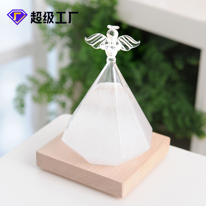 Regalo creativo botella pronóstico del tiempo botella tormenta Ángel diamante Nuevo vidrio artesanía regalo al por mayor