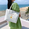 Shopping bag, one-shoulder bag, capacious cloth bag, wholesale