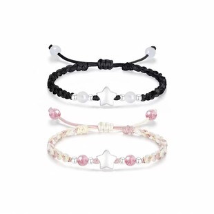 Chinese-Style Star Bracelet Versatile Ins Niche Simple Woven Friendship Bracelet Super Fairy Couple Gift for Girlfriend