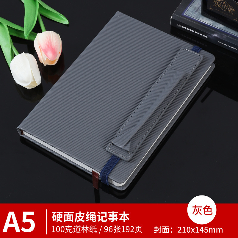 A5硬面厂家直销笔记记事本商务加厚学习记录搭扣皮绳结实耐用手帐|undefined