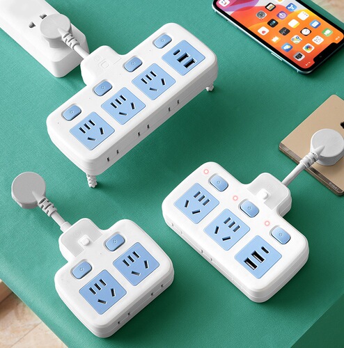 Multi-functional power strip socket household power strip multi-socket USB strip power strip multi-purpose converter plug