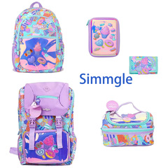 澳洲smiggle冰淇淋甜品书包学生双肩包双层餐包钱包笔盒手杯套装