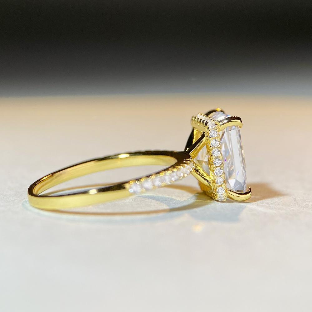 Fashion Geometric Sterling Silver Plating Zircon Rings 1 Piece