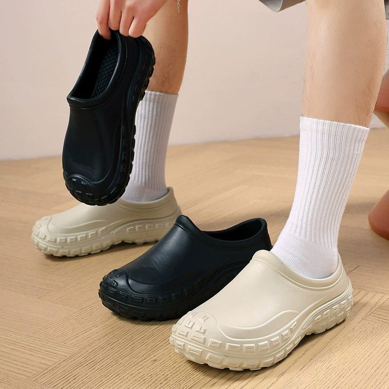 Трансграничная новая обувь для шеф-повара 2025 года, нескользящая обувь, кухонная обувь одного размера, садовая обувь для охраны труда, водонепроницаемая рабочая обувь, оптовая продажа для мужчин и женщин