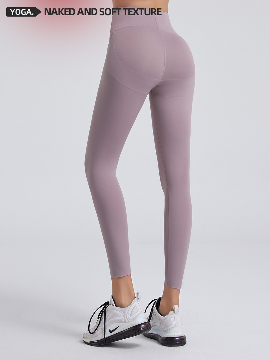 Pantalones de Yoga de Cintura Alta y Ajustados para Mujer, Modelo 2025, Control de Abdomen y Levantamiento de Glúteos, Leggings Deportivos de Nueve Puntos image 6