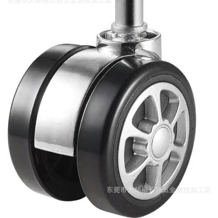 直销家具脚轮万向轮PU包胶尼龙无刹万向轮茶几沙发椅滚轮厂家批发