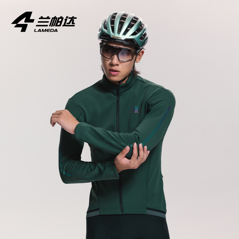 Winter Velvet Long-Sleeve Mountain Bike Jersey 2
