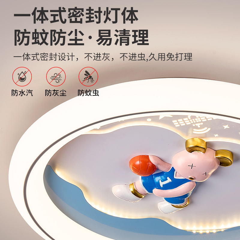 Daguanyuan luz de techo de la habitación de los niños espectro completo protección ocular LED para niños y niñas luces de la habitación de dibujos animados lindos lámparas Zhongshan