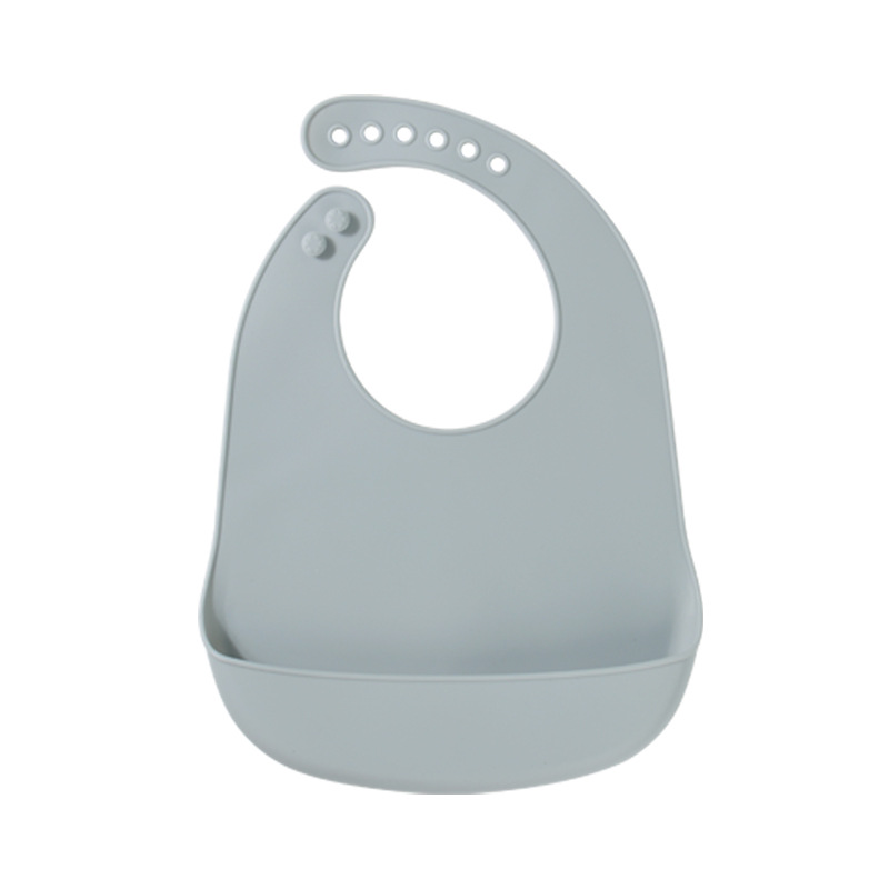 東莞グリーン工場ベビーシリコンよだれかけビスフェノールフリー赤ちゃん唾液バッグ子供用食器給餌セット
