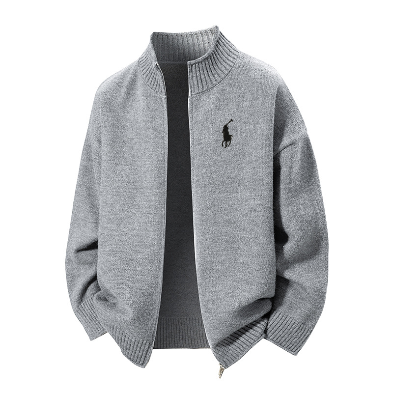 High Quality Non-Pilling Cardigan Men's Sweater Fashionable Warm Cardigan Sweater Casual Men's Jacket