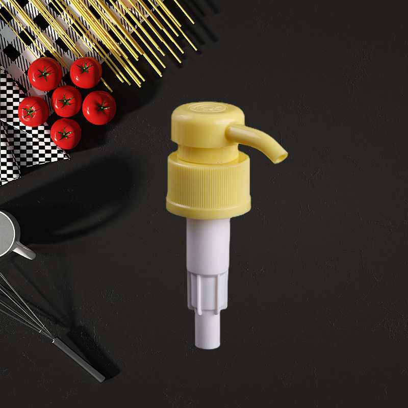 广州源昌洗洁精塑料泵批发按压33牙洗洁精塑料泵头30牙化妆品泵头
