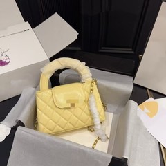 2025春季新款跨境迷你手提包小众设计真皮菱格单肩女包百搭斜挎包