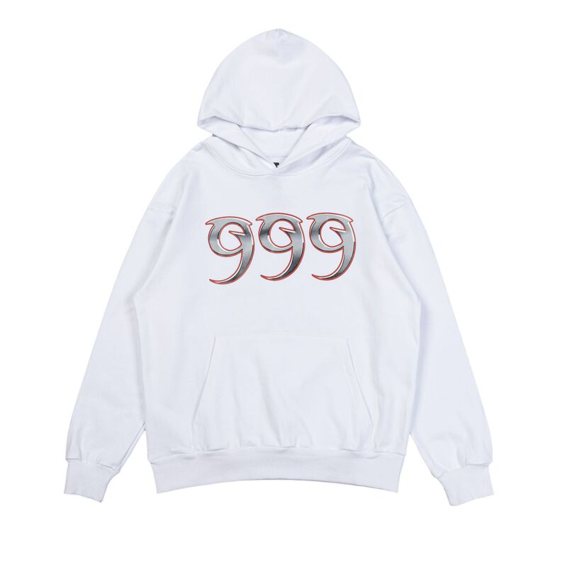 2023 autumn and winter New V2LONE blade flying knife dark wind fried street 999 digital hooded sweater for men and women