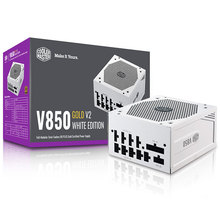 酷冷至尊V850 GOLDv2白色金牌全模组额定850W台式机电源