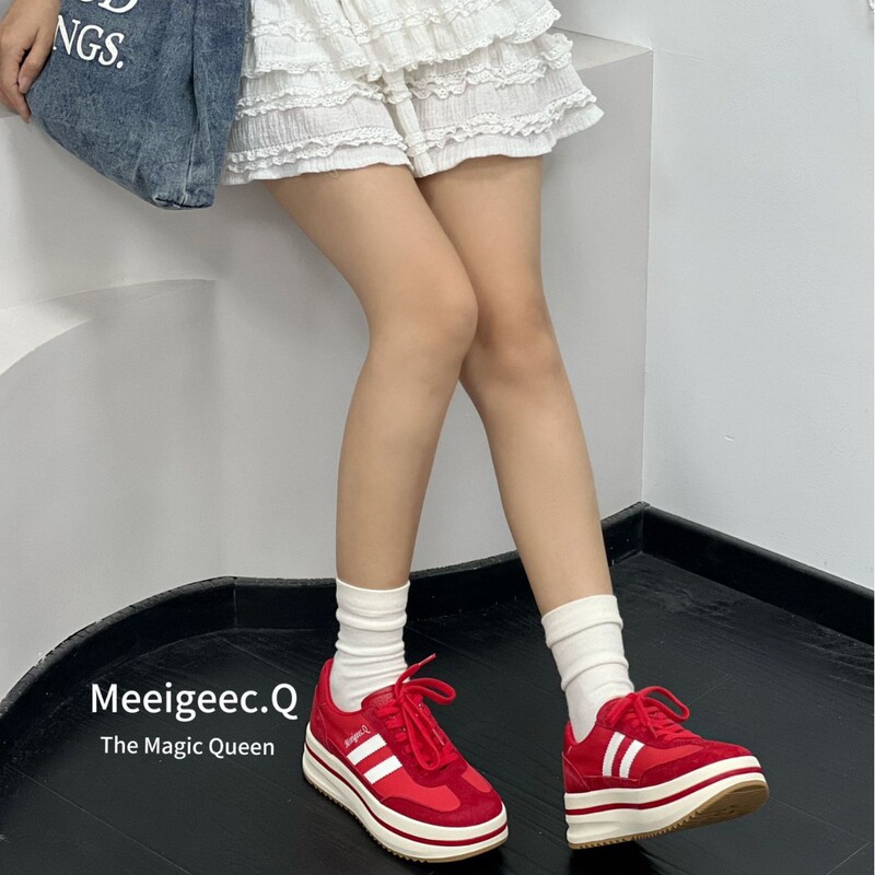 老爹鞋女夏网面透气阿甘鞋2025时尚新款平底小个子显高休闲运动鞋|undefined