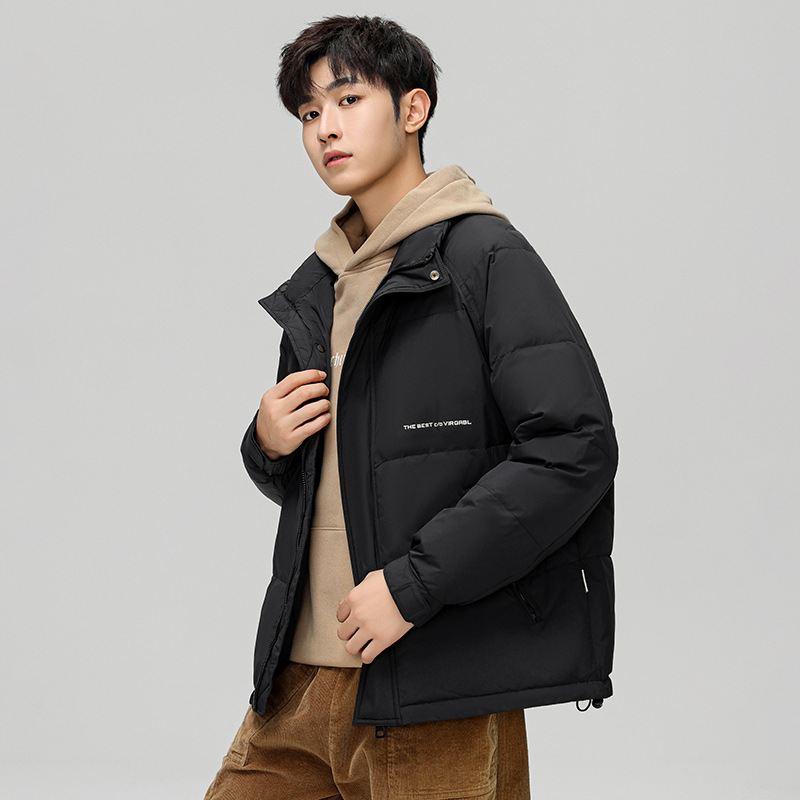 工厂直批短款羽绒服男士新款生活系列男装立领冬季鸭绒运动服