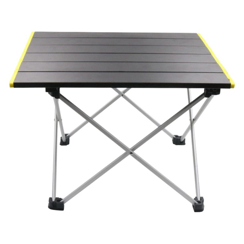 Открытый складной стол из алюминиевого сплава Кемпинг Легкий портативный стол для пикника Стол для барбекю Простой небольшой размер Стол для кемпинга Алюминиевый стол