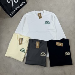 户外pata巴塔 美式纯棉圆领飞鱼限定情侣款长袖T恤秋冬打底衫 潮