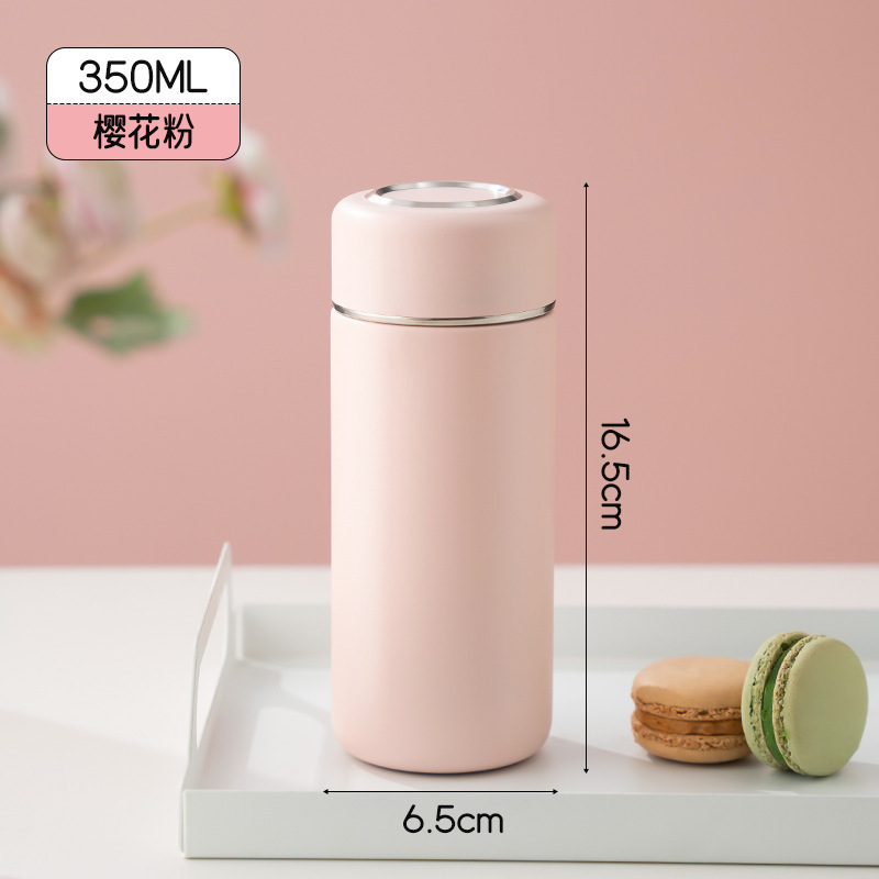 2020 invierno 304 Acero inoxidable coreano mini vacío termo taza de té con té Net taza 350ml regalo