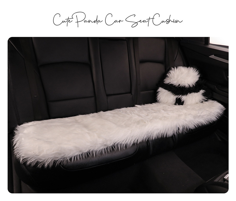 Cross-Border Popular Long-Haired Panda Pillow Car Plush Cushion Chair Cushion Internet Celebrity Angry Cute Red Panda