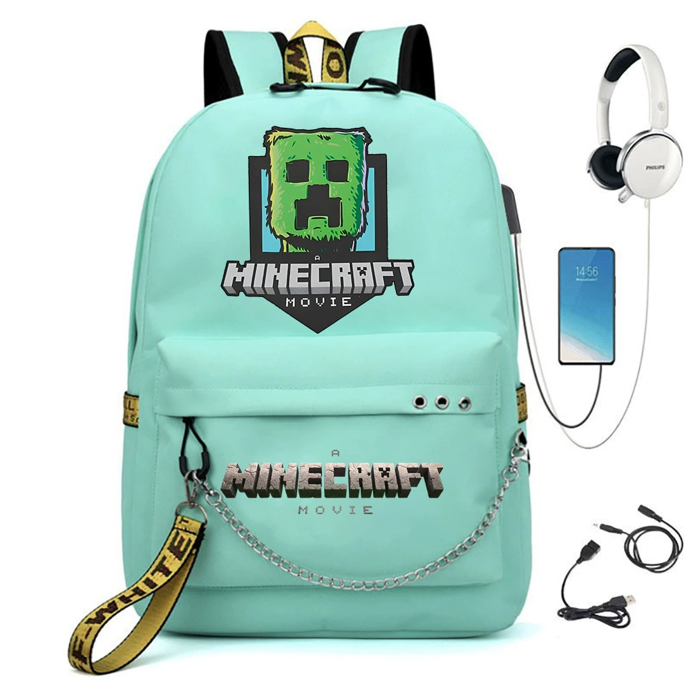 Потрясающая школьная сумка с принтом MinecraftCross-border?