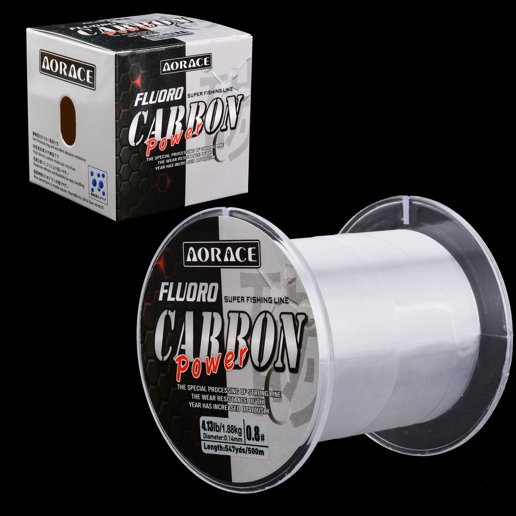 1/3/500米 碳氟线鱼线主线子线碳线渔线钓鱼前导线滑漂线组尼龙线