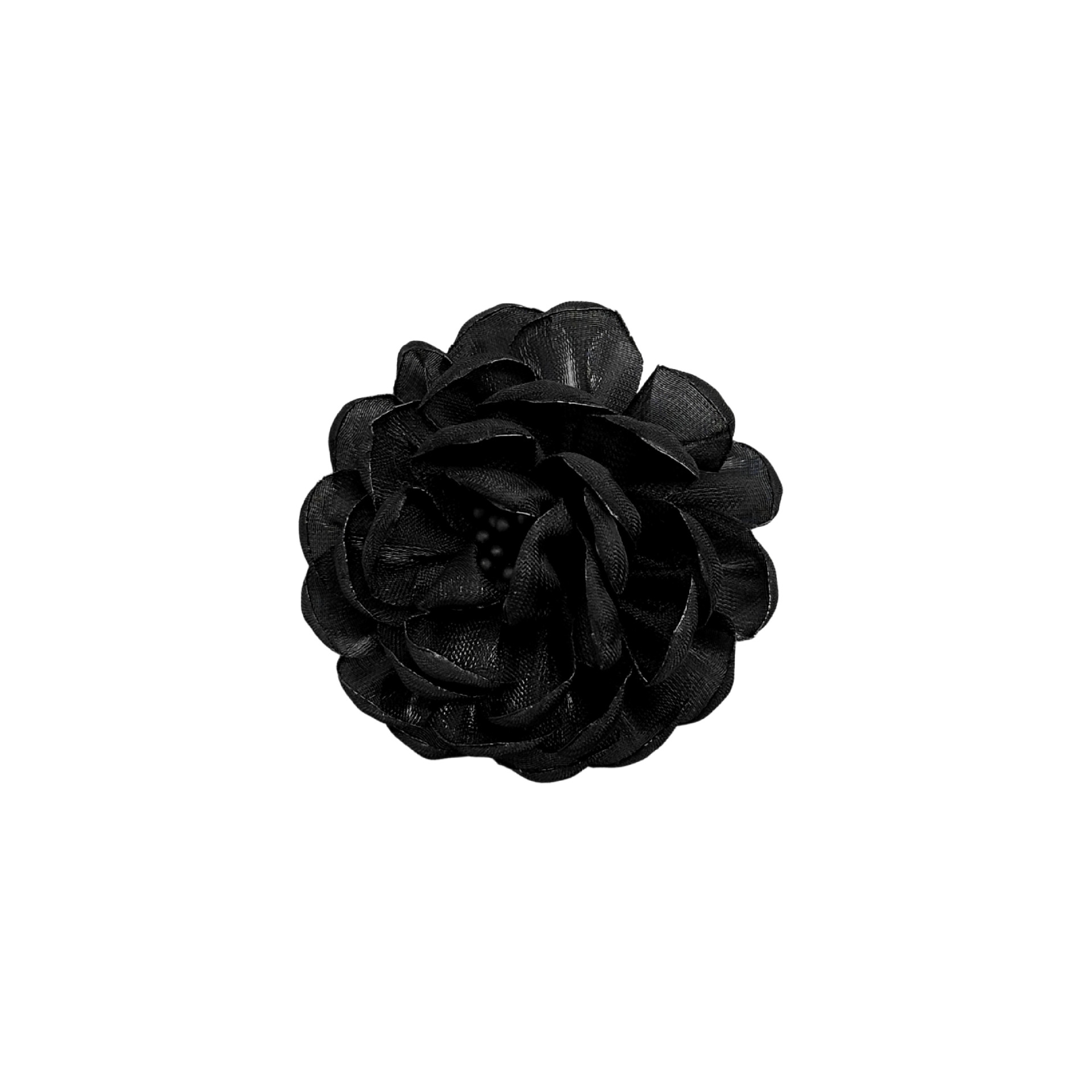 5 flores de tela de perla hermosa moda estereoscópica en blanco y negro accesorios de la habitación de tela pegada ropa bolsa accesorios para el cabello image 16