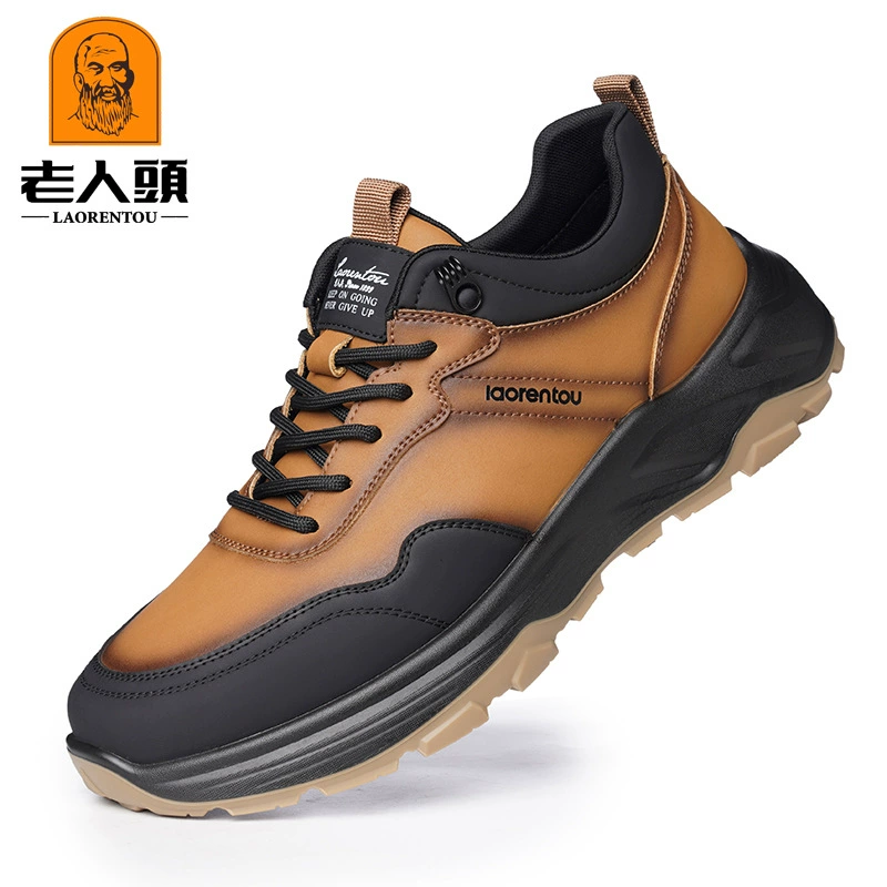 Старик голова спортивная повседневная обувь мужская весна и осень новые продукты удобные противоскользящие амортизирующие ретро кроссовки мужская обувь 121