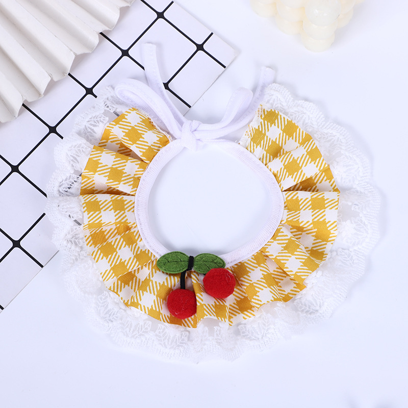 Lattice Pattern All Seasons Season Casual Style Casual Lace Lattice Pet Collar