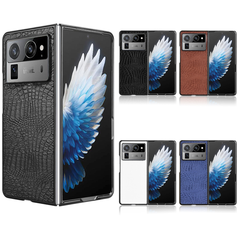 适用Tecno Phantom V Fold2鳄鱼纹手机壳AE10-OP保护套硬壳