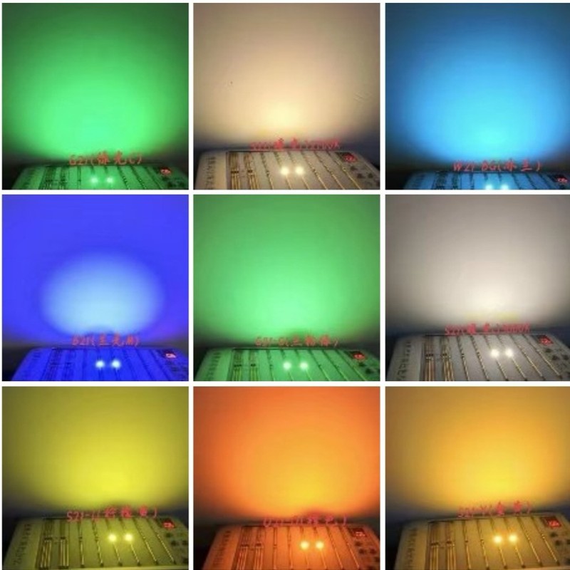 2835led ランプビーズ 3v0.2 ワット SMD カラーライト赤青緑ピンクアイスブルーアンバー紫光ゴールデン発光ダイオード|undefined