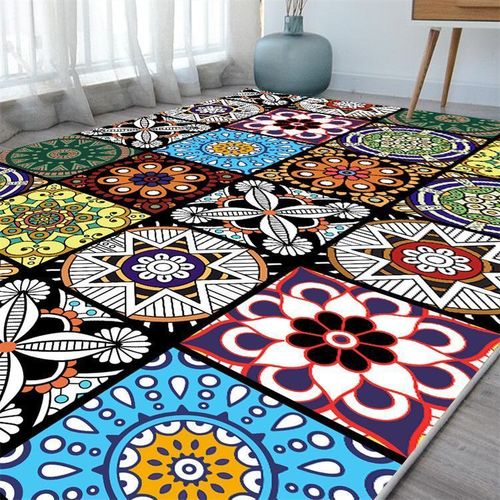 Turkish home bedroom bed rug living room carpet closet mat room mat living room coffee table mat