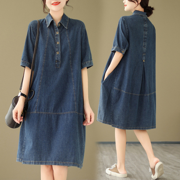 Denim dress