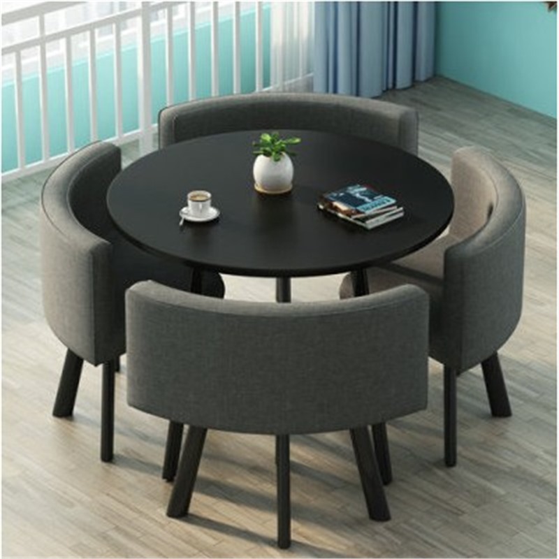 카키 둥근 검은 다크 그레이 천