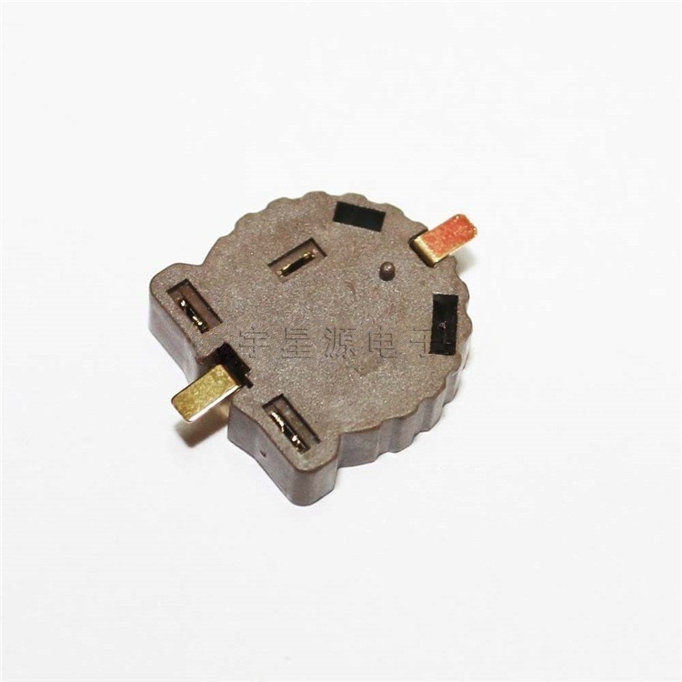 CR1220 纽扣电池座 钮扣电池贴片座  引脚镀金