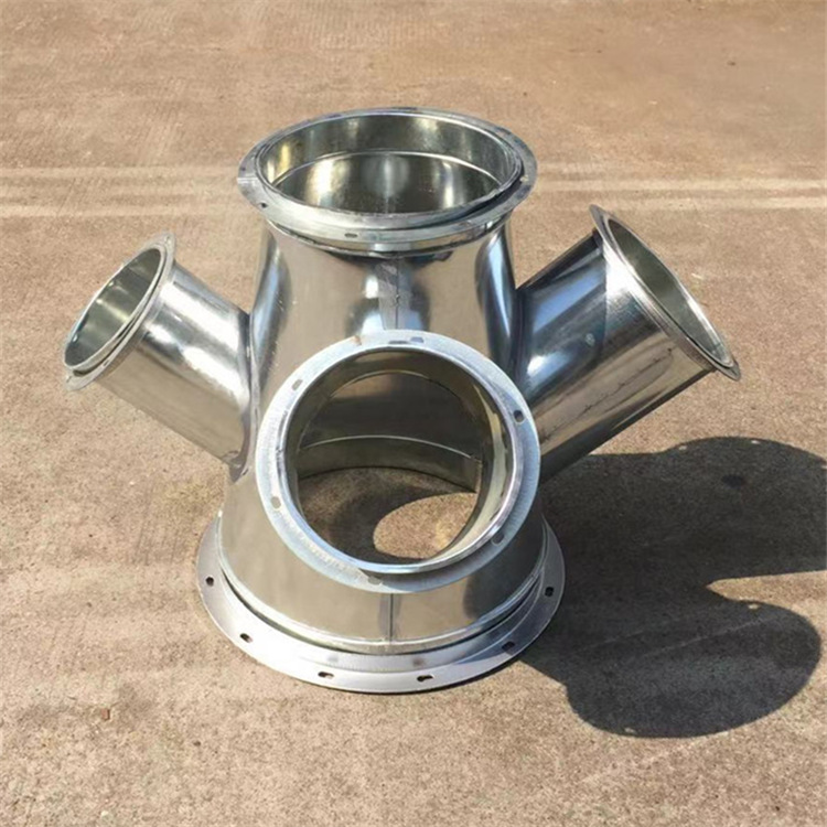 风机变口接头螺旋风管配件镀锌板变径管圆变圆接口大小头