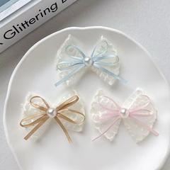 新经典字母l蕾丝布艺蝴蝶结DIY服装袜子辅料头饰配件鞋子箱包配饰