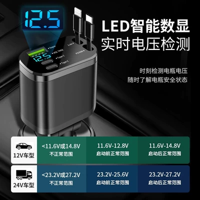 Car Charger 120w — Qìchē Mobil şarj cihazları