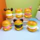 Cross-Border Simulation Mini French Fries Burger Sanrio Pinch Fun Children's Stress Relief Toy Night Market Stall Wholesale