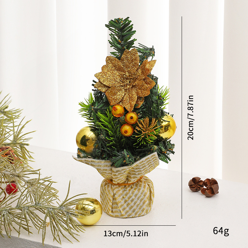 Nuevo mini árbol de Navidad decoración de escritorio de Navidad 20cm en stock al por mayor