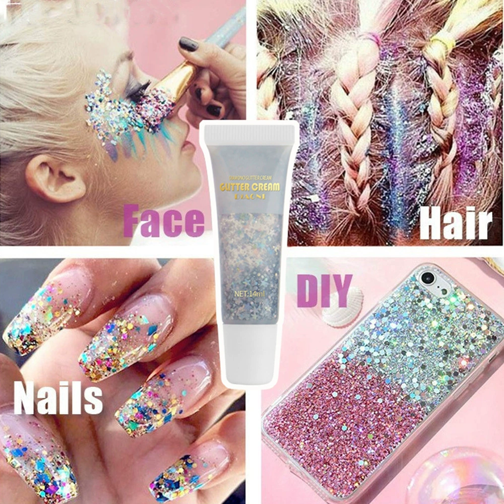 (跨境贸易) Nail sequins, гель, тени для лица и тела
