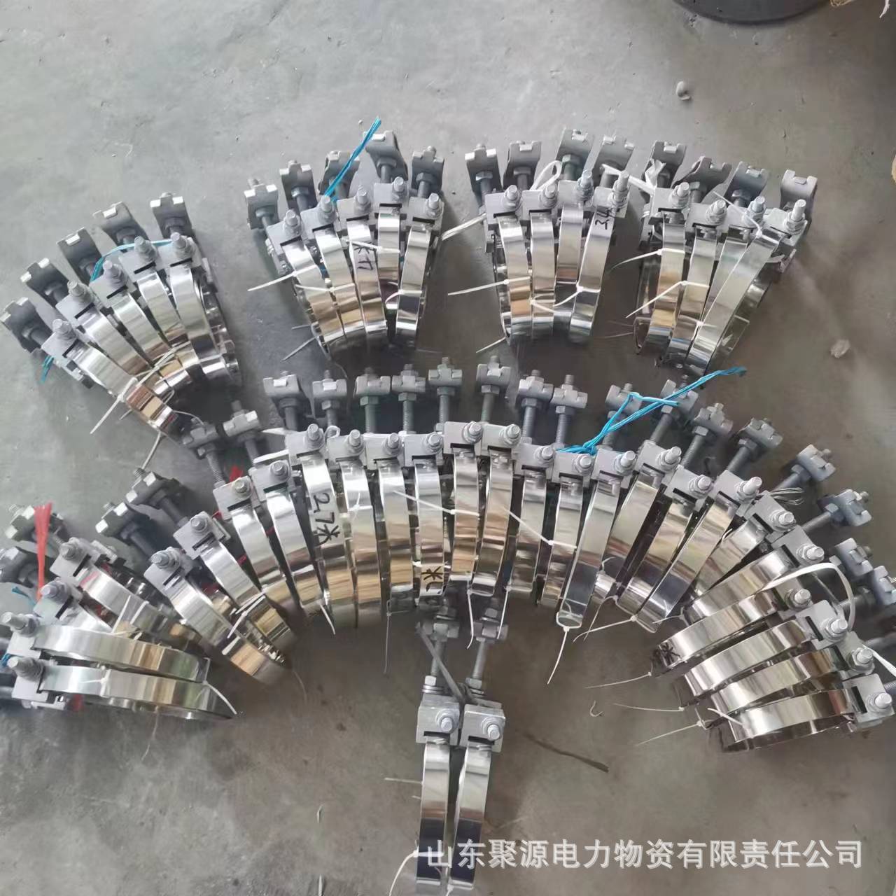 1.5米不锈钢钢带引下线夹  光缆紧线固定金具 现货供应引下线夹