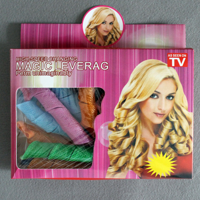 Transfronterizo al por mayor MAGIC LEVERAG rizador de pelo MAGIC Rizador de Pelo 18 Unids/caja opp