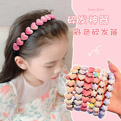 兒童發箍小女孩碎發神器卡通彩色頭箍寶寶不傷發女童防滑發卡頭飾