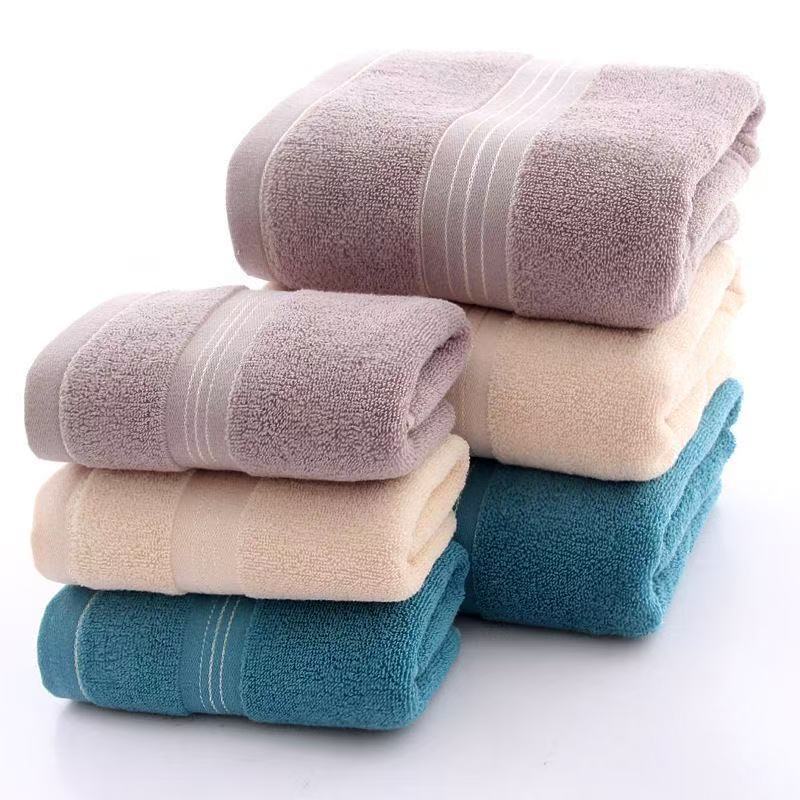 Towel Bath Towel Three-piece New Style Adult Household Face Bath Towel Soft Absorbent Wedding Set Gift Box